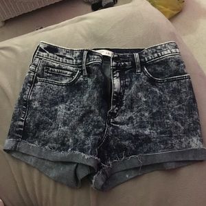 High rise shorts